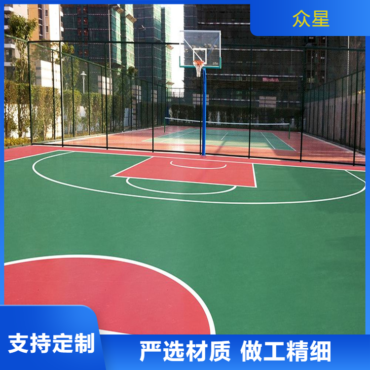 宿迁市篮球场硅PU篮球场硅PU - 方案